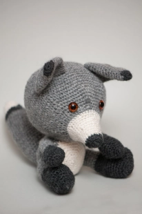The crocheted wolf The crocheted wolf